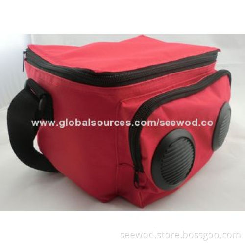 Patent Picnic/Cooler Bag with Speaker and Foldable Design